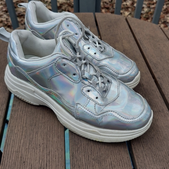 wild fable Shoes - Iridescent Unicorn Festival Platform Sneakers